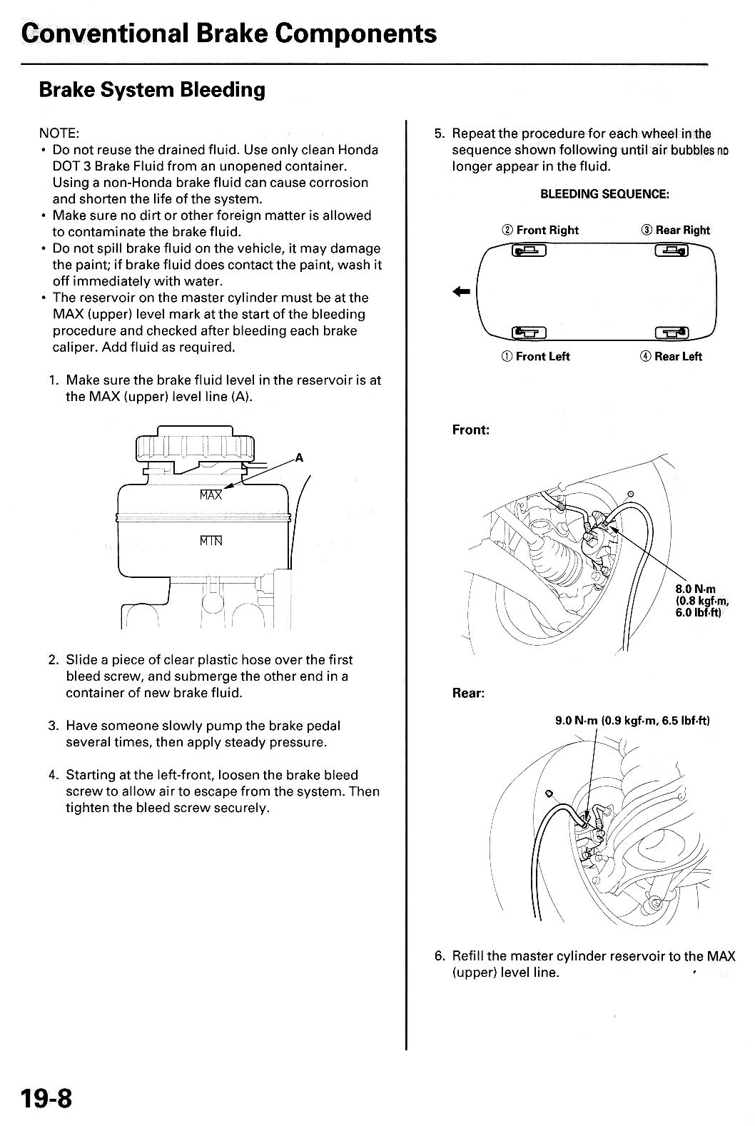 Bleed brake fluid honda pilot #6